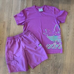 adidas mens L Trefoil Crewneck Tee